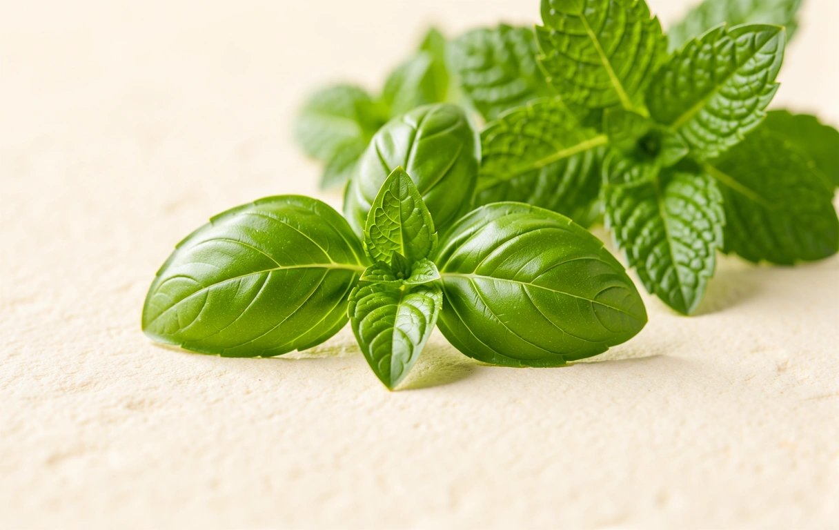 Tuoreet yrtit ja puhdas ravinto